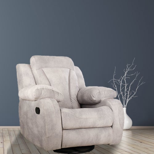 Lazy Boy Chair Light Grey 90 x 90 cm AD05 ammardesigns